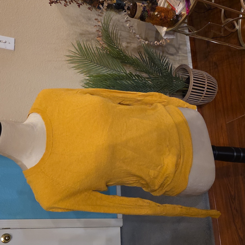Mossimo Supply Co. Mustard Long Sleeve Top